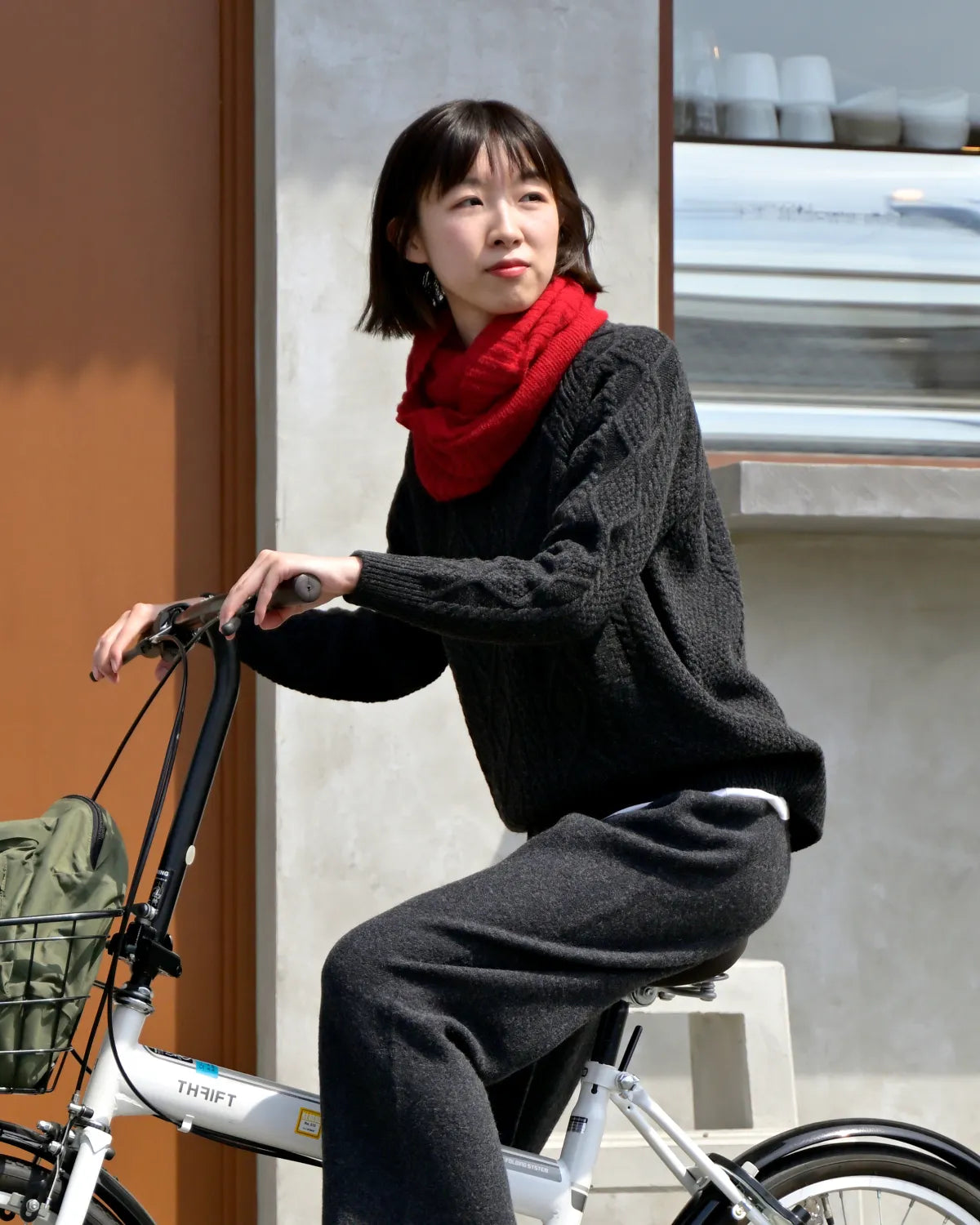 モデル身長:165cm#カラー_01 レンガ