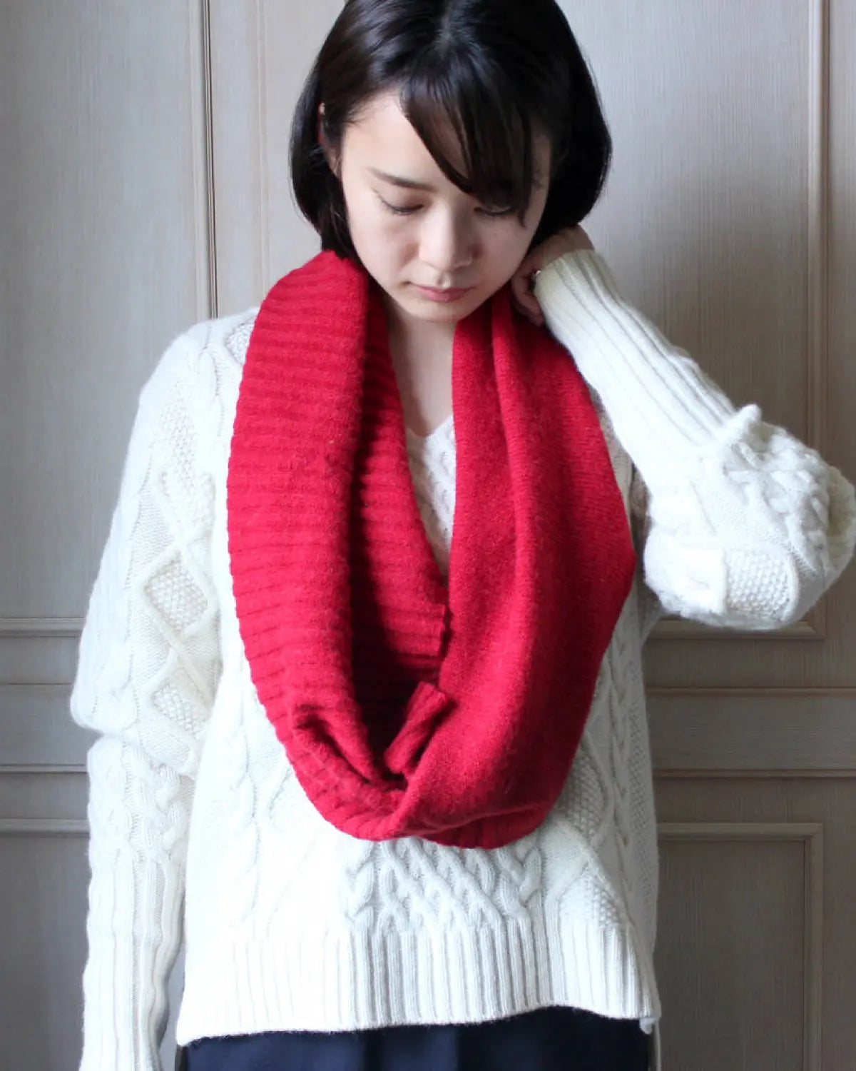 モデル身長:158cm#カラー_01 レンガ