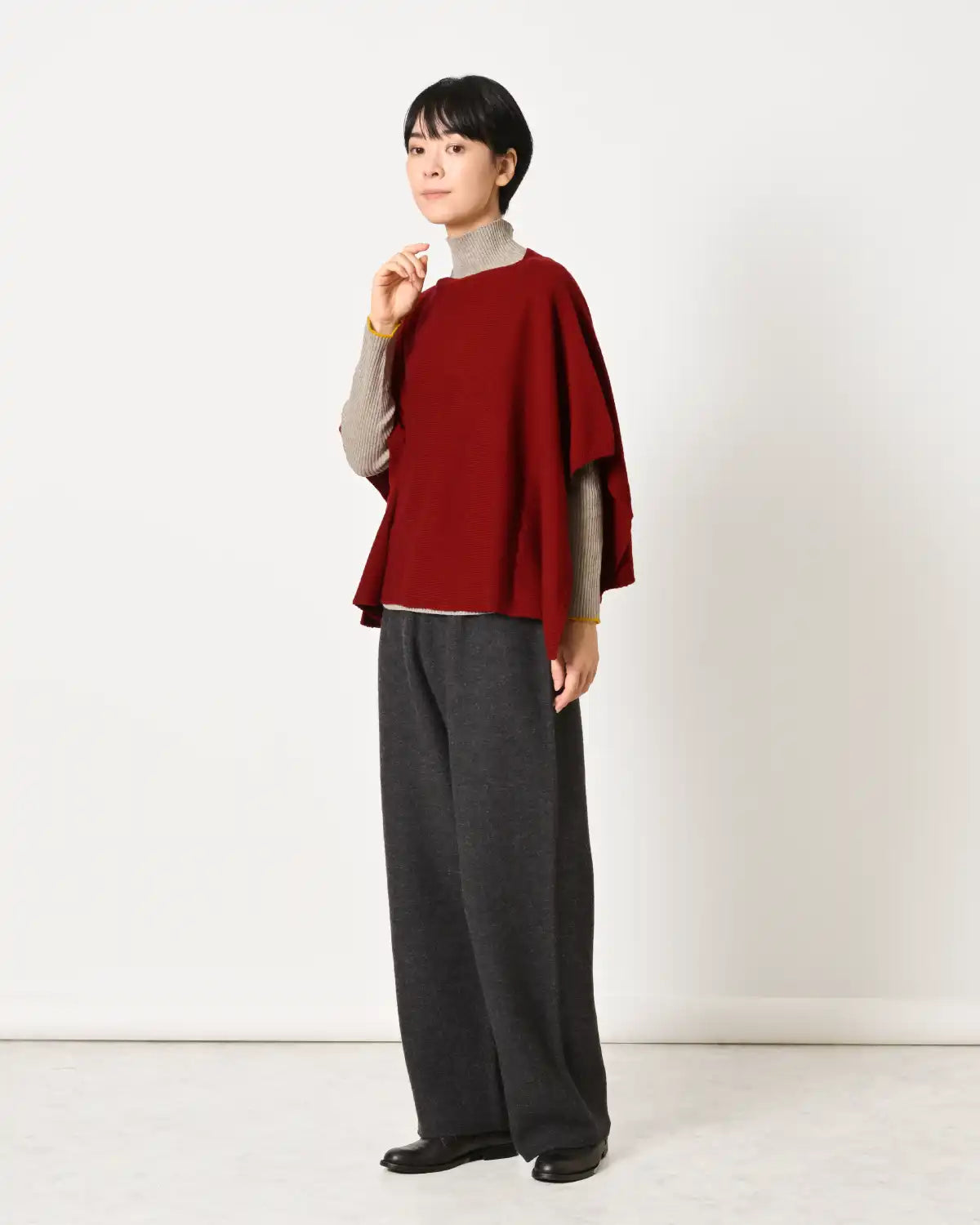 モデル身長:169cm#カラー_06 レンガ
