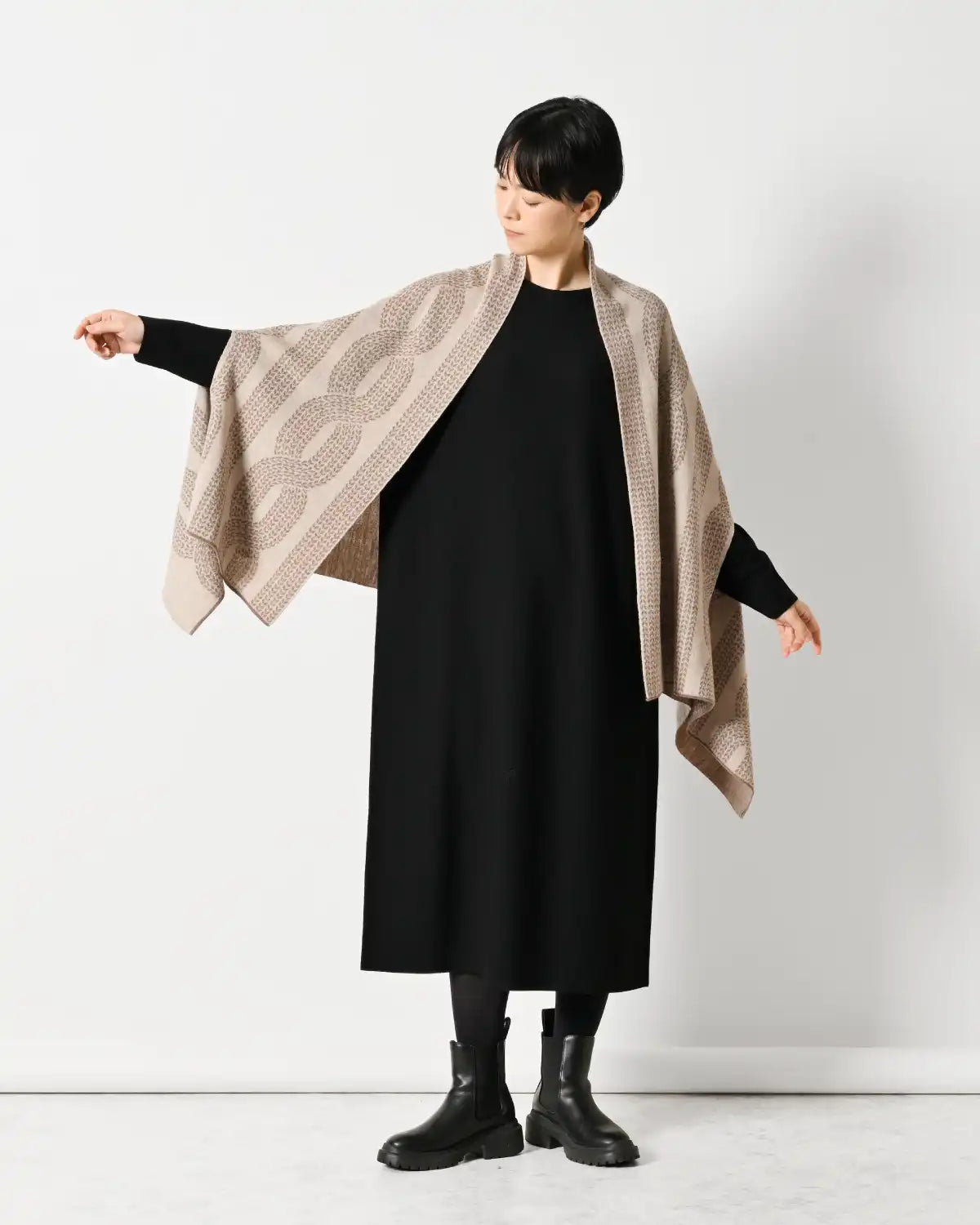 モデル身長:169cm#カラー_08 モカ×ベージュ