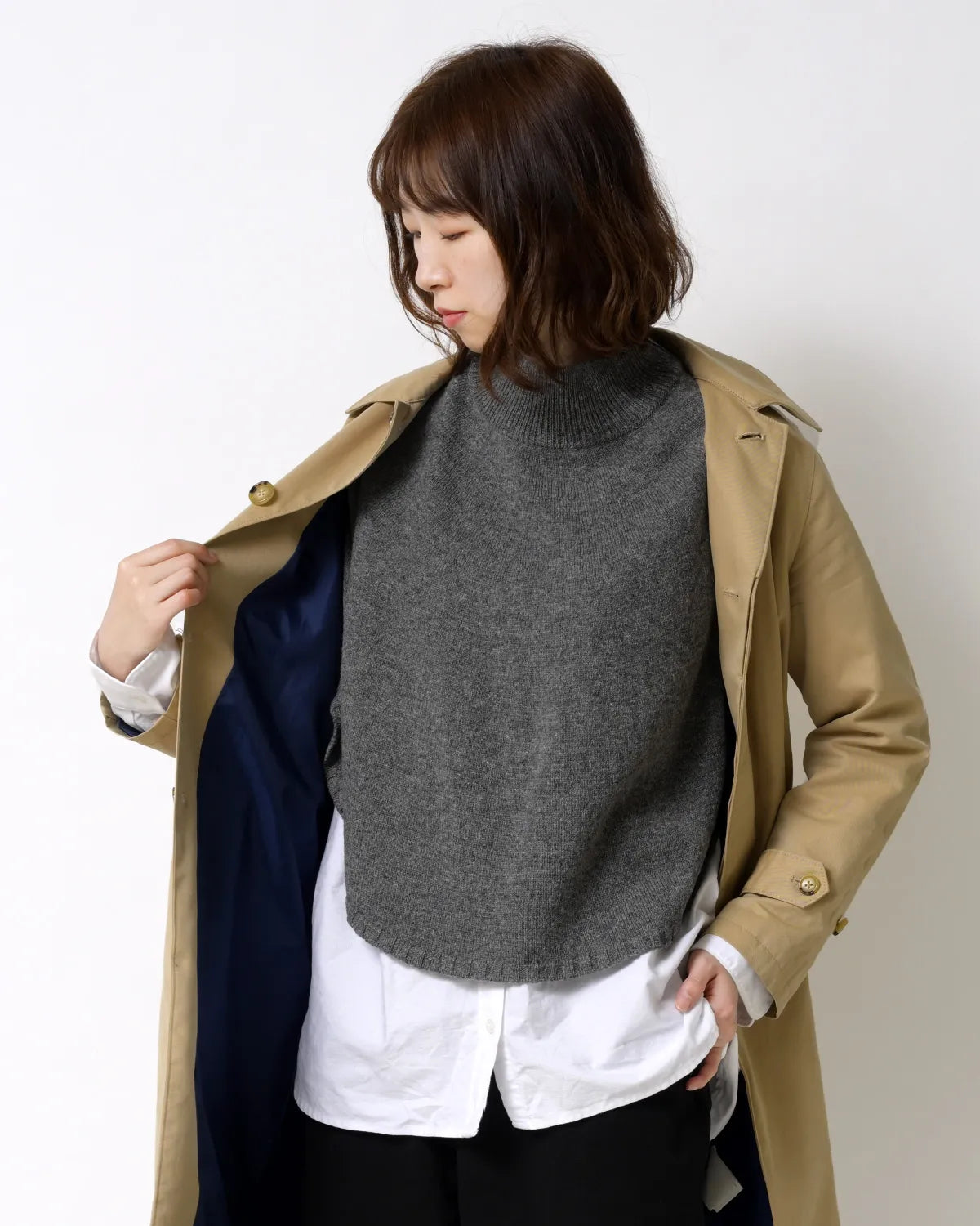 モデル身長:165cm#カラー_05 グレー