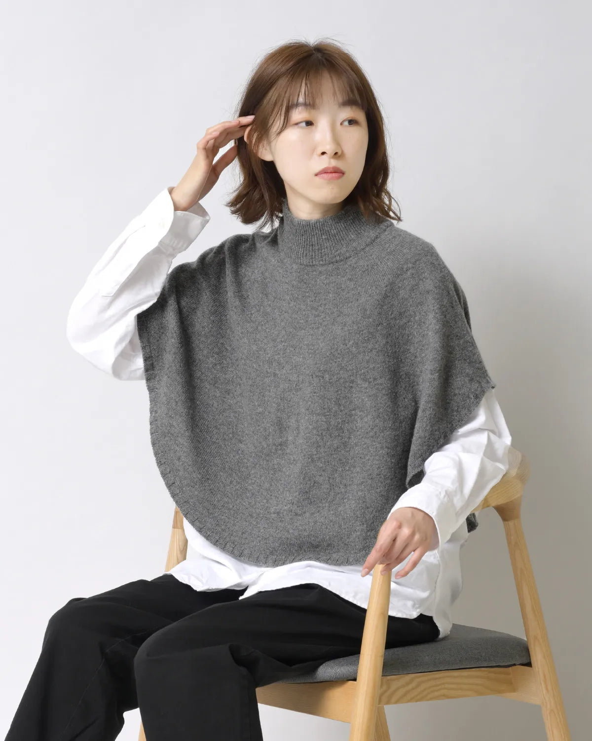 モデル身長:165cm#カラー_05 グレー