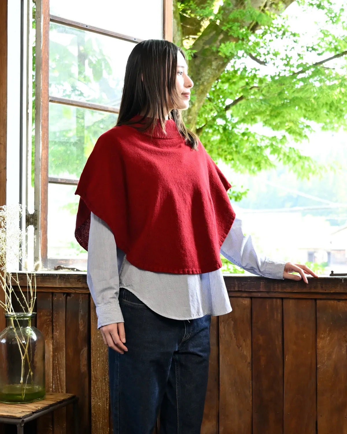 モデル身長:163cm#カラー_02 レンガ