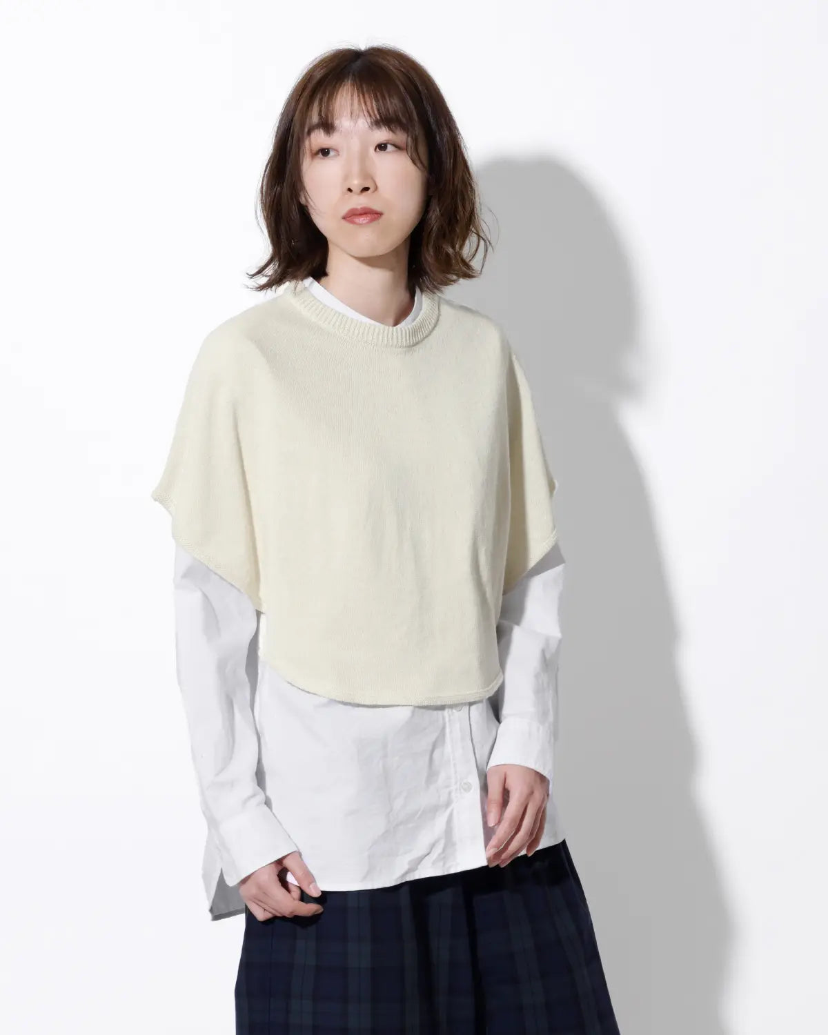 モデル身長:165cm#カラー_01 アイボリー