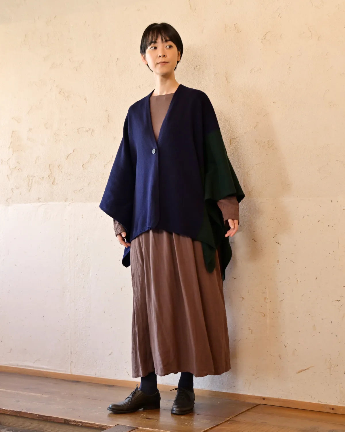 モデル身長:169cm#カラー_03 ネイビー×フォレスト