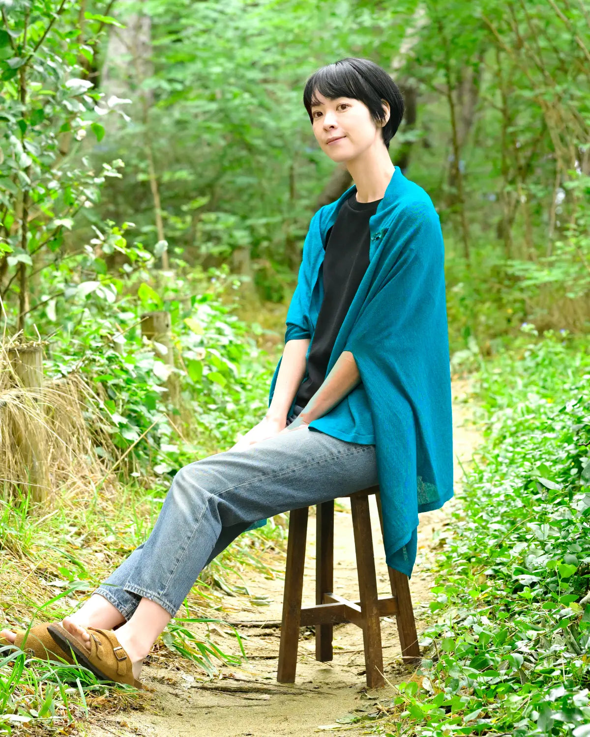 モデル身長:169cm#カラー_03 碧い稜線