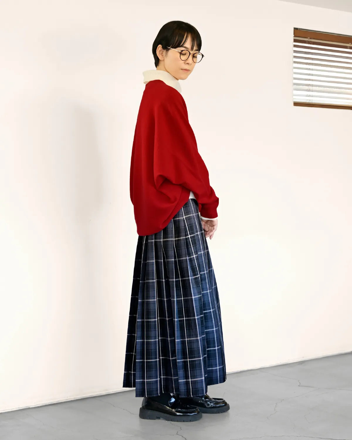 モデル身長:169cm#カラー_03 レッド