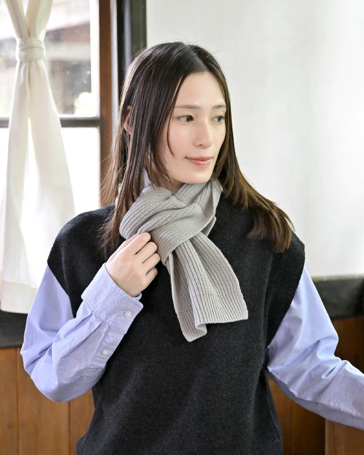 モデル身長:163cm#カラー_03 チャコール