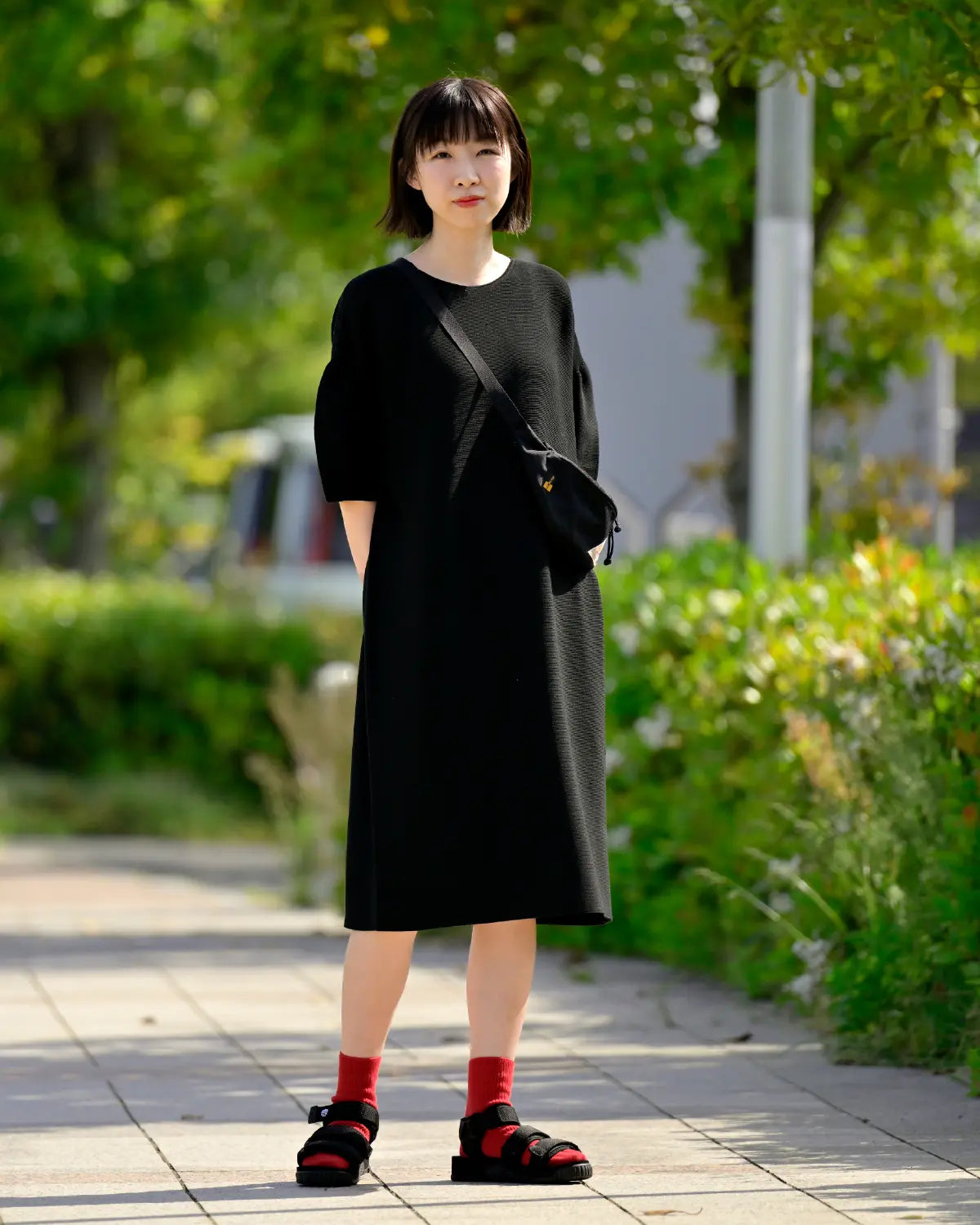 通常丈 モデル身長:165cm#カラー_01 ブラック