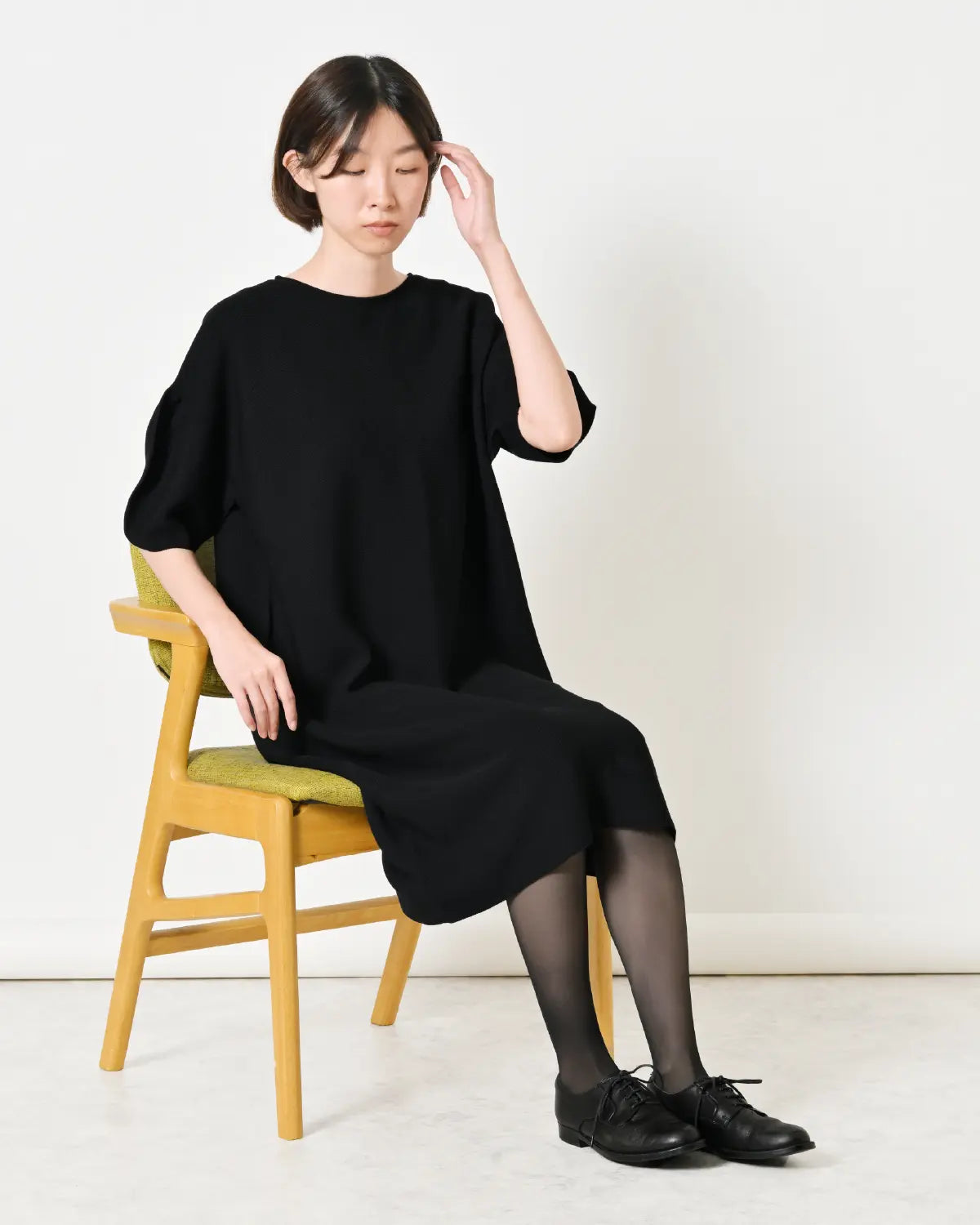 通常丈 モデル身長:165cm#カラー_01 ブラック