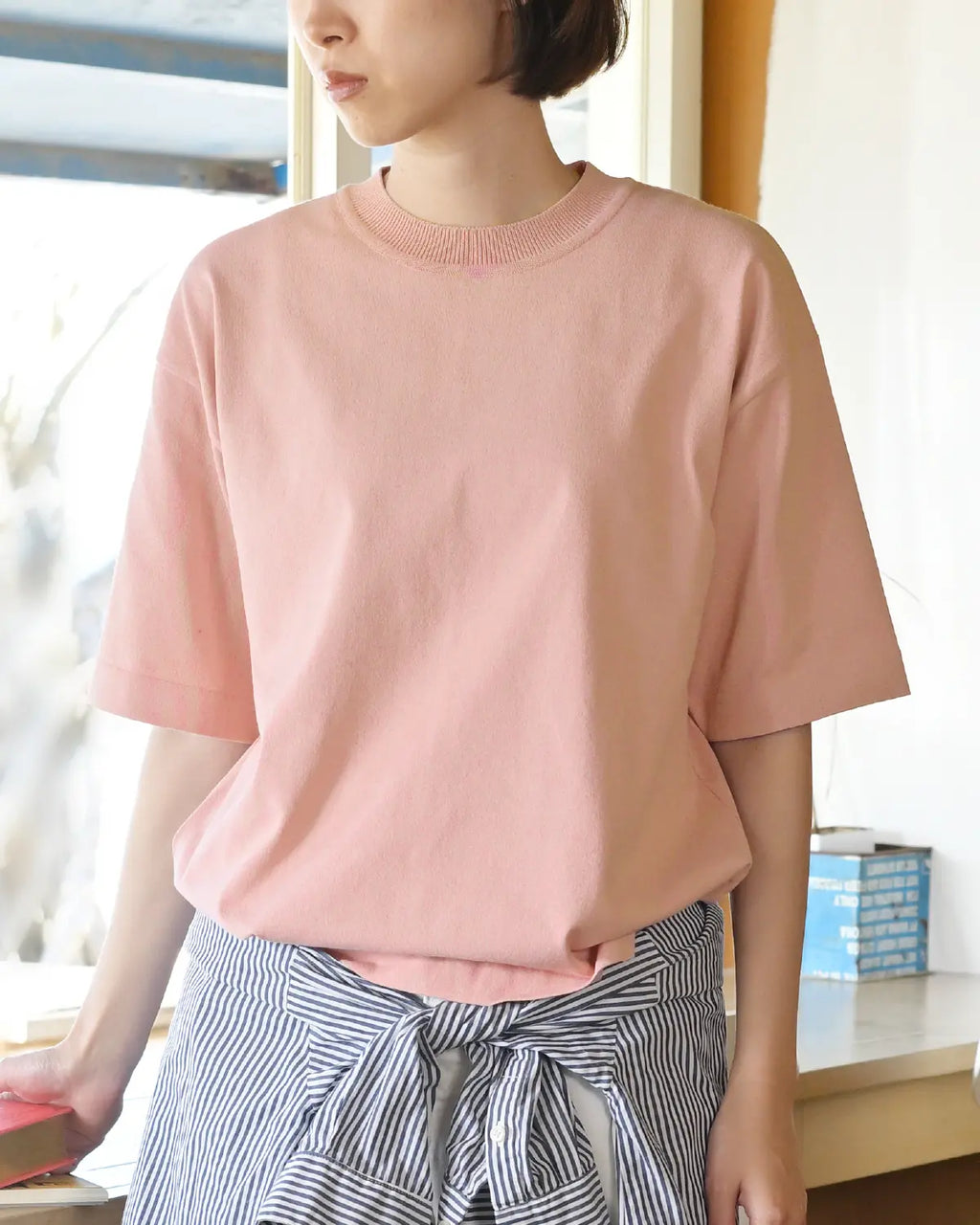 上品なハリのあるUVカットTシャツ | SAIFUKU -snow country knit