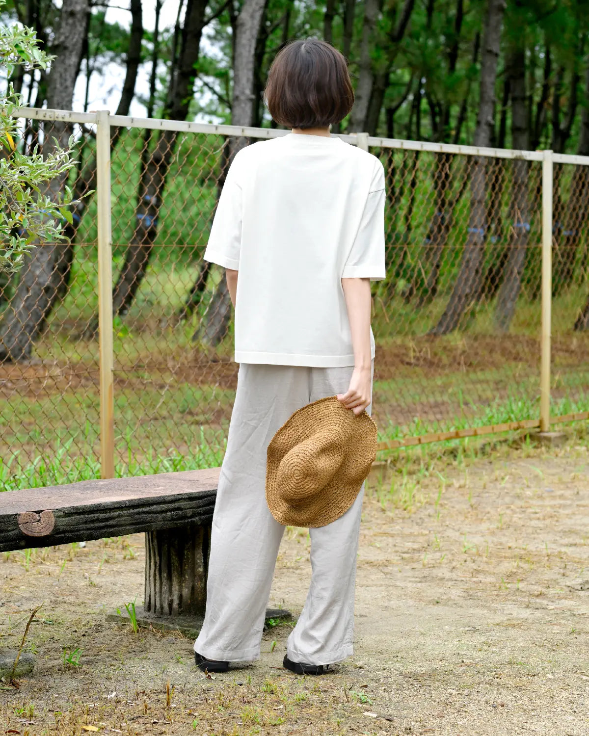 Fサイズ モデル身長:165cm#カラー_10 ホワイト