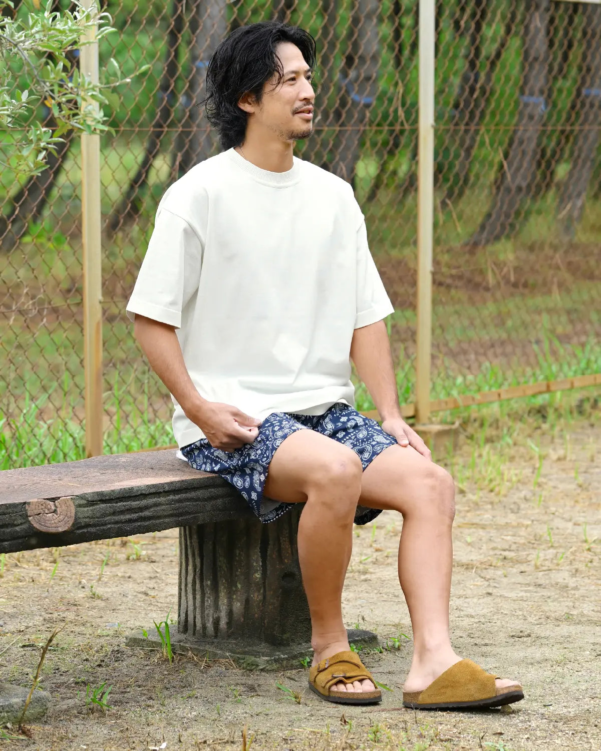 メンズMサイズ モデル身長:172cm#カラー_10 ホワイト
