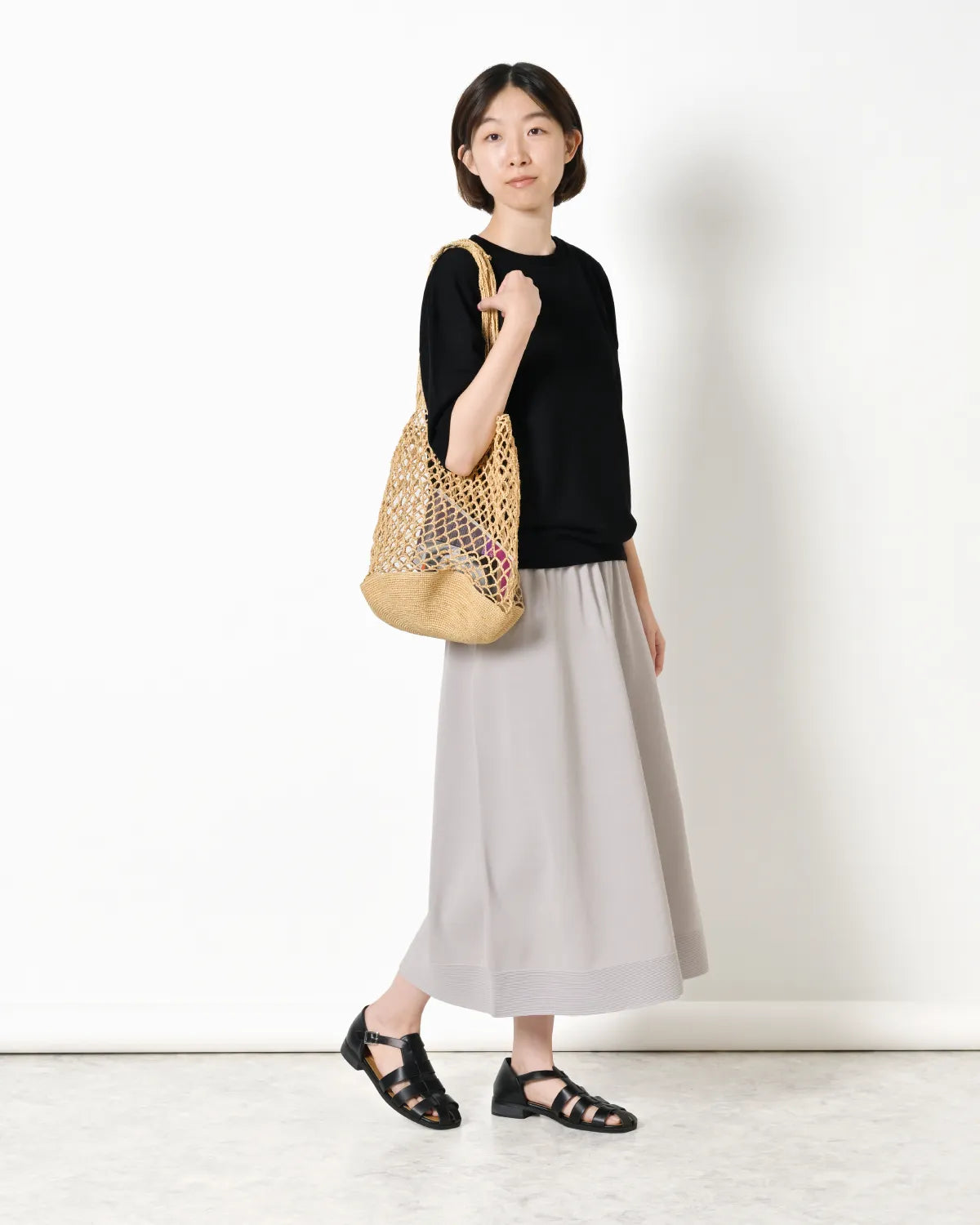 モデル身長:165cm#カラー_07 ブラック