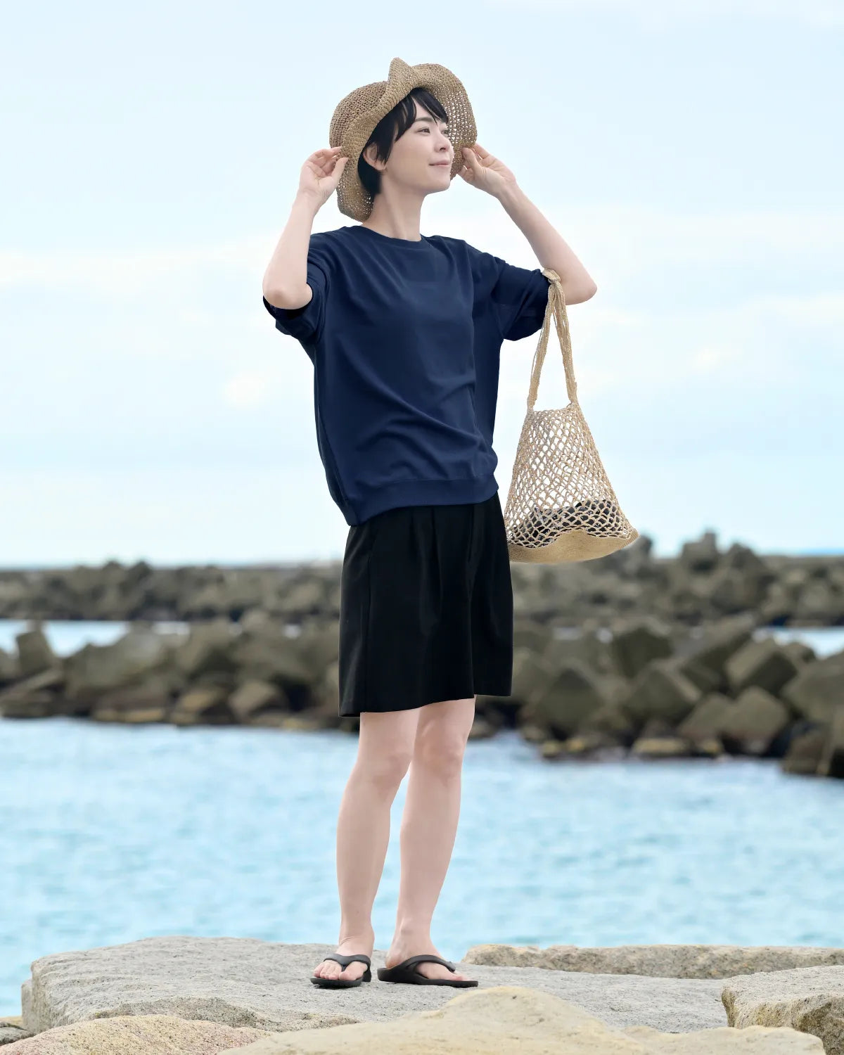 モデル身長:169cm#カラー_06 ダークネイビー