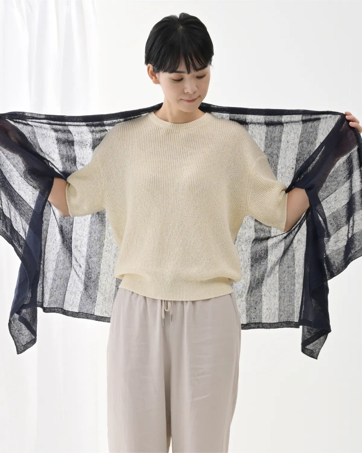 モデル身長:169cm#カラー_01 オフホワイト
