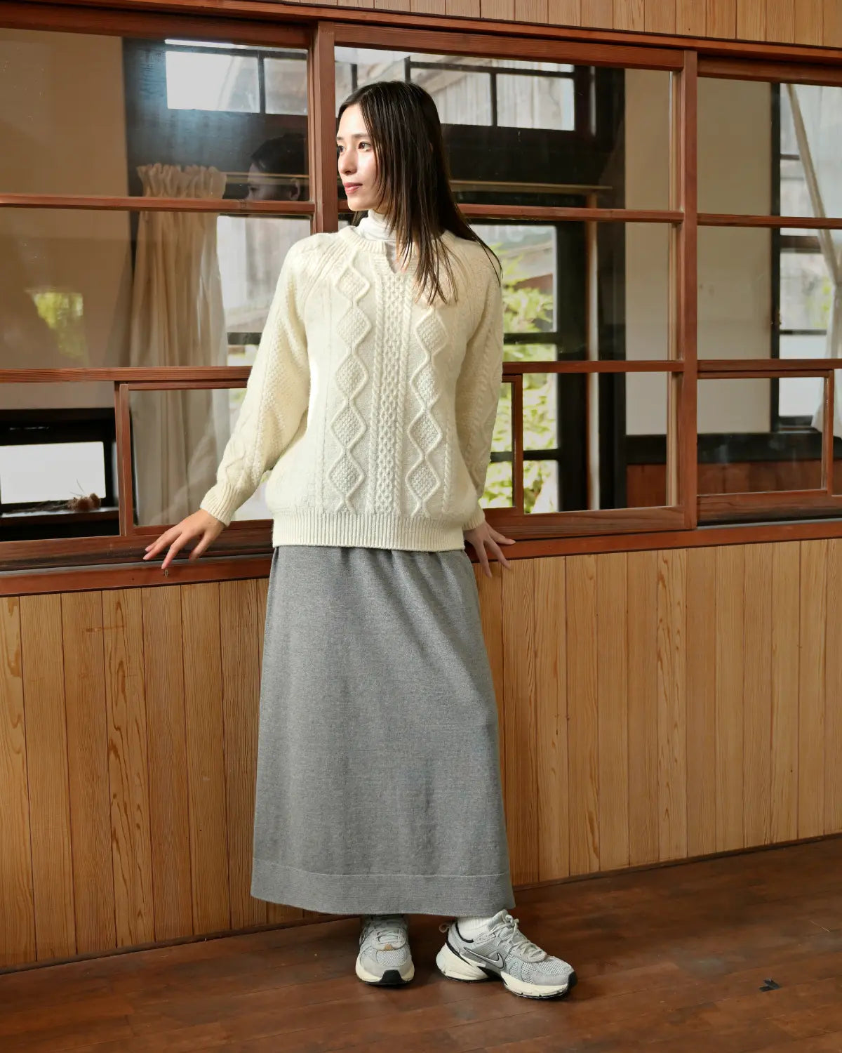 モデル身長:163cm#カラー_19 オフホワイト