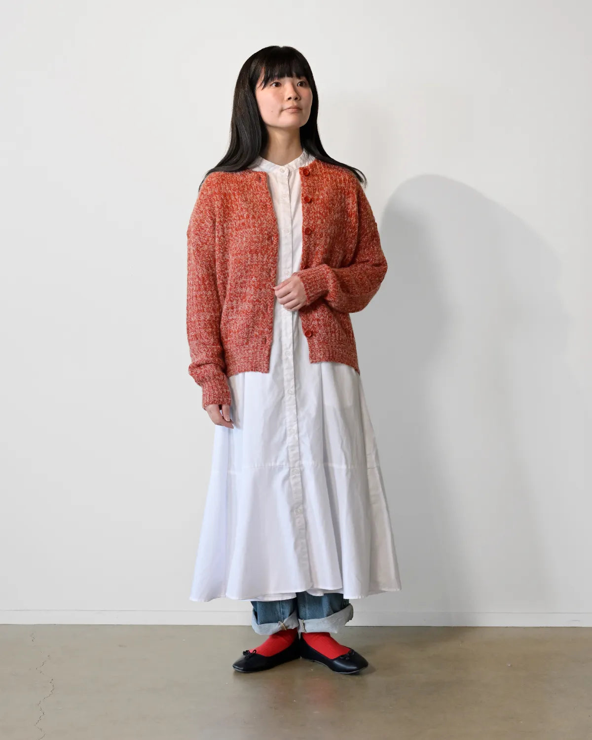 モデル身長:162cm#カラー_02 カージナルレッド