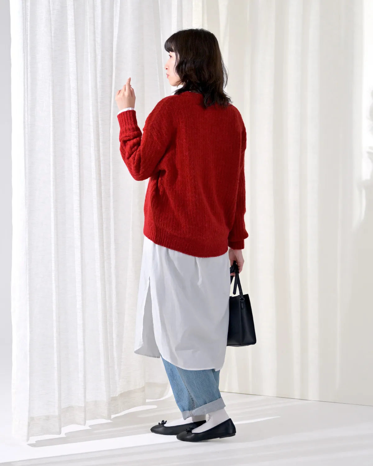 モデル身長:165cm#カラー_06 レンガ