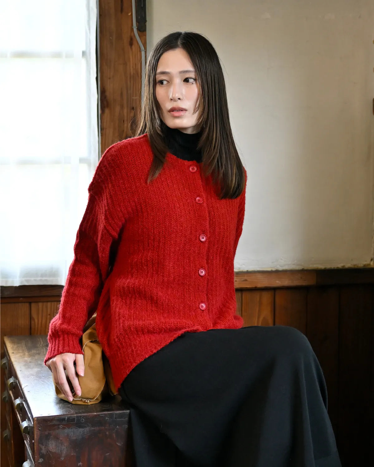 モデル身長:163cm#カラー_06 レンガ