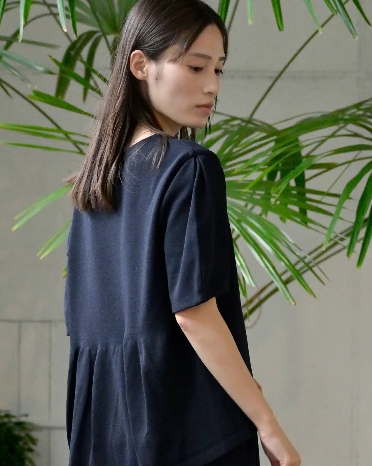 モデル身長:163cm#カラー_01 ダークネイビー