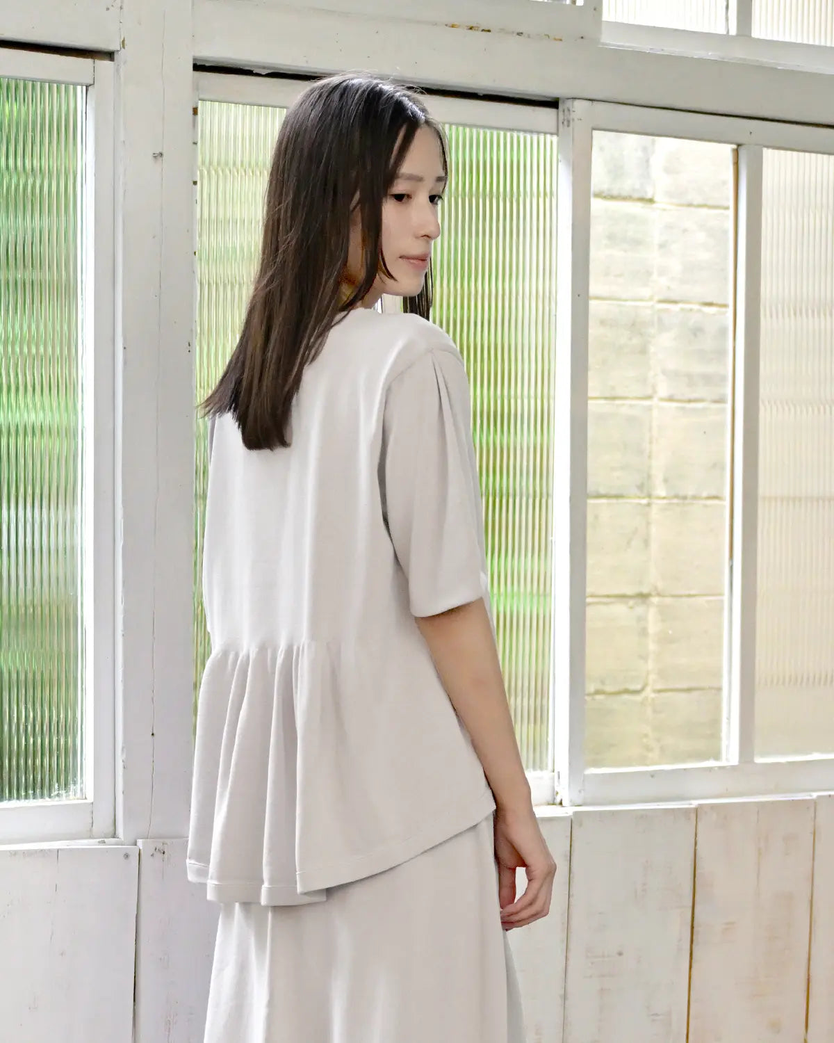 モデル身長:163cm#カラー_50 アイスベージュ