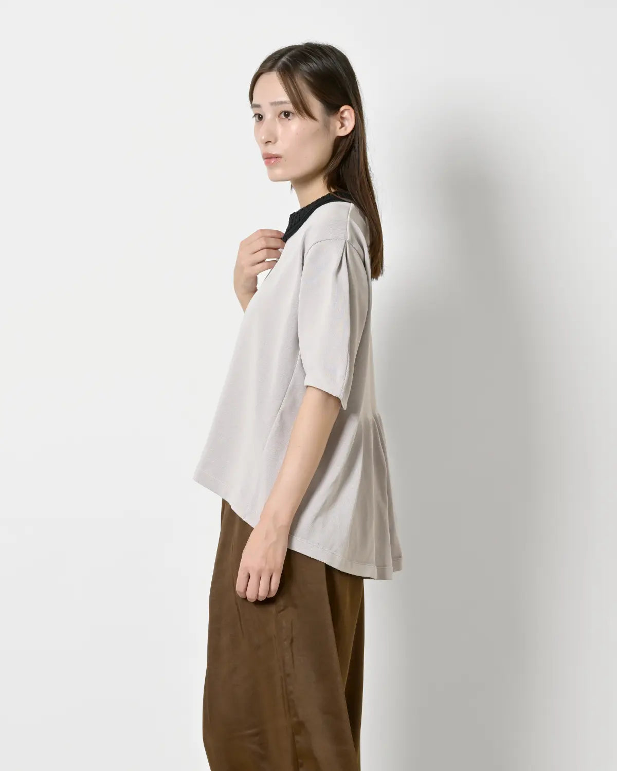 モデル身長:163cm#カラー_50 アイスベージュ