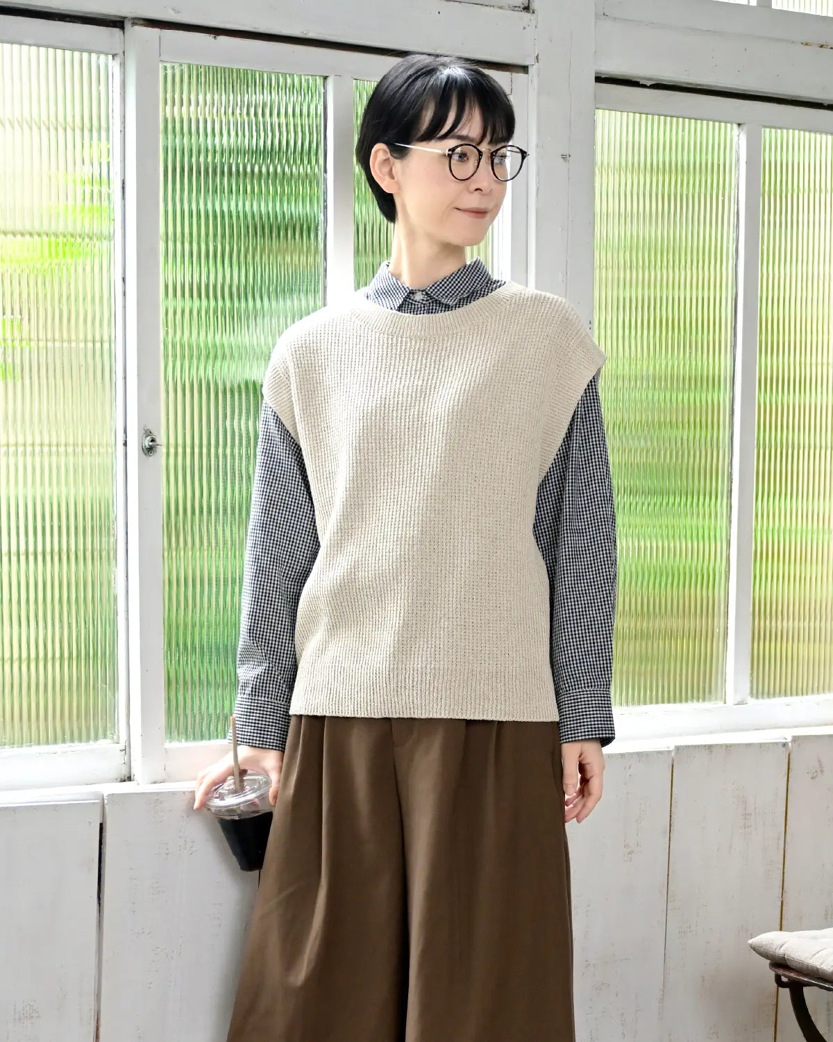 モデル身長:169cm#カラー_01 エクリュ