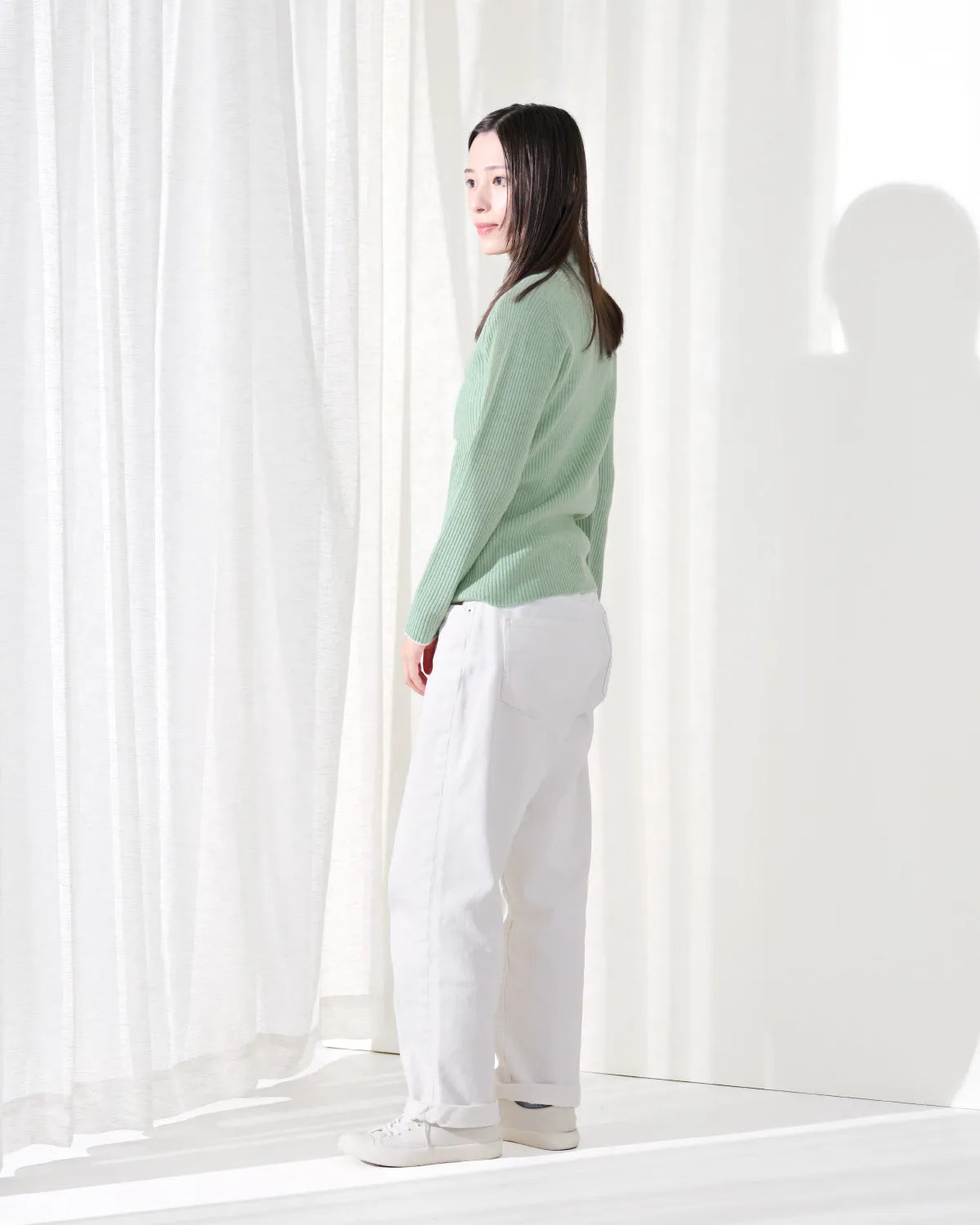 Mサイズ モデル身長:163cm#カラー_02 ミント