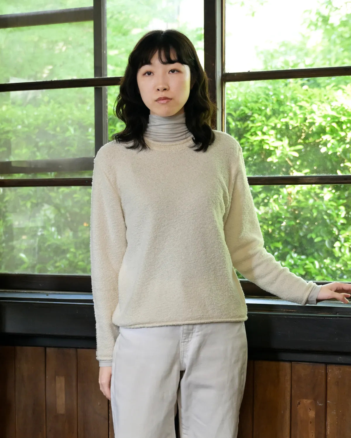 モデル身長:165cm#カラー_01 オフホワイト
