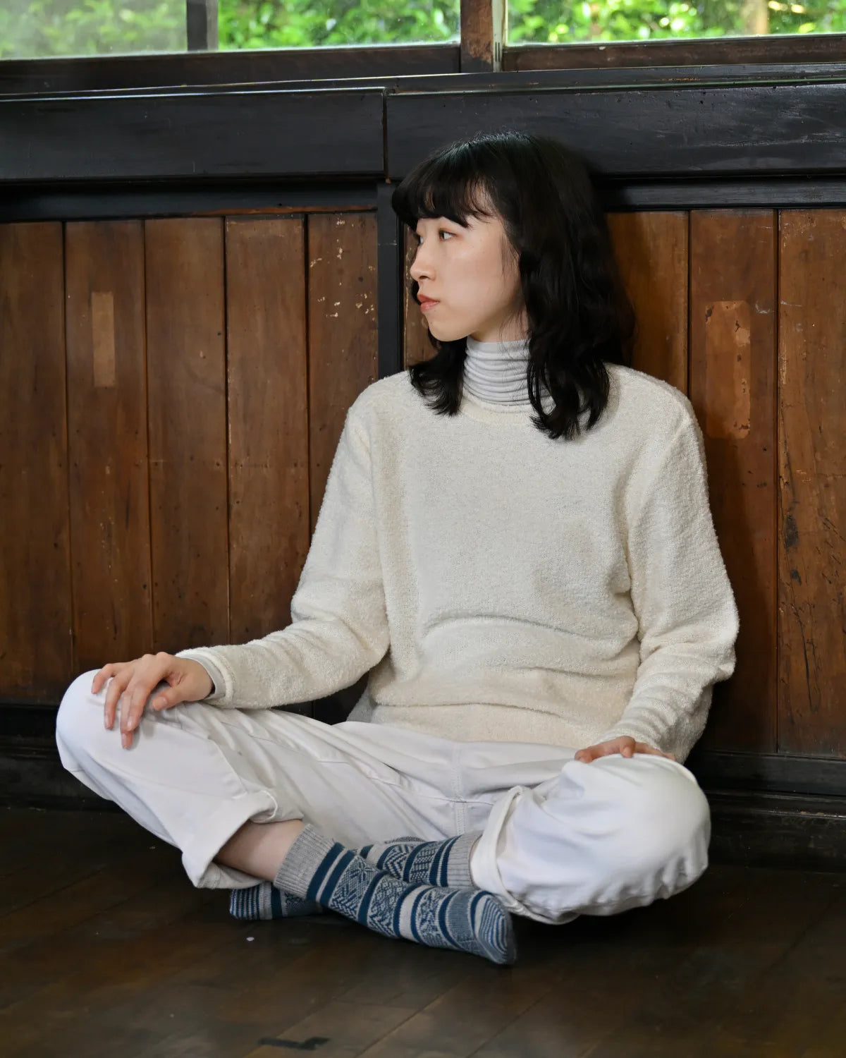 モデル身長:165cm#カラー_01 オフホワイト