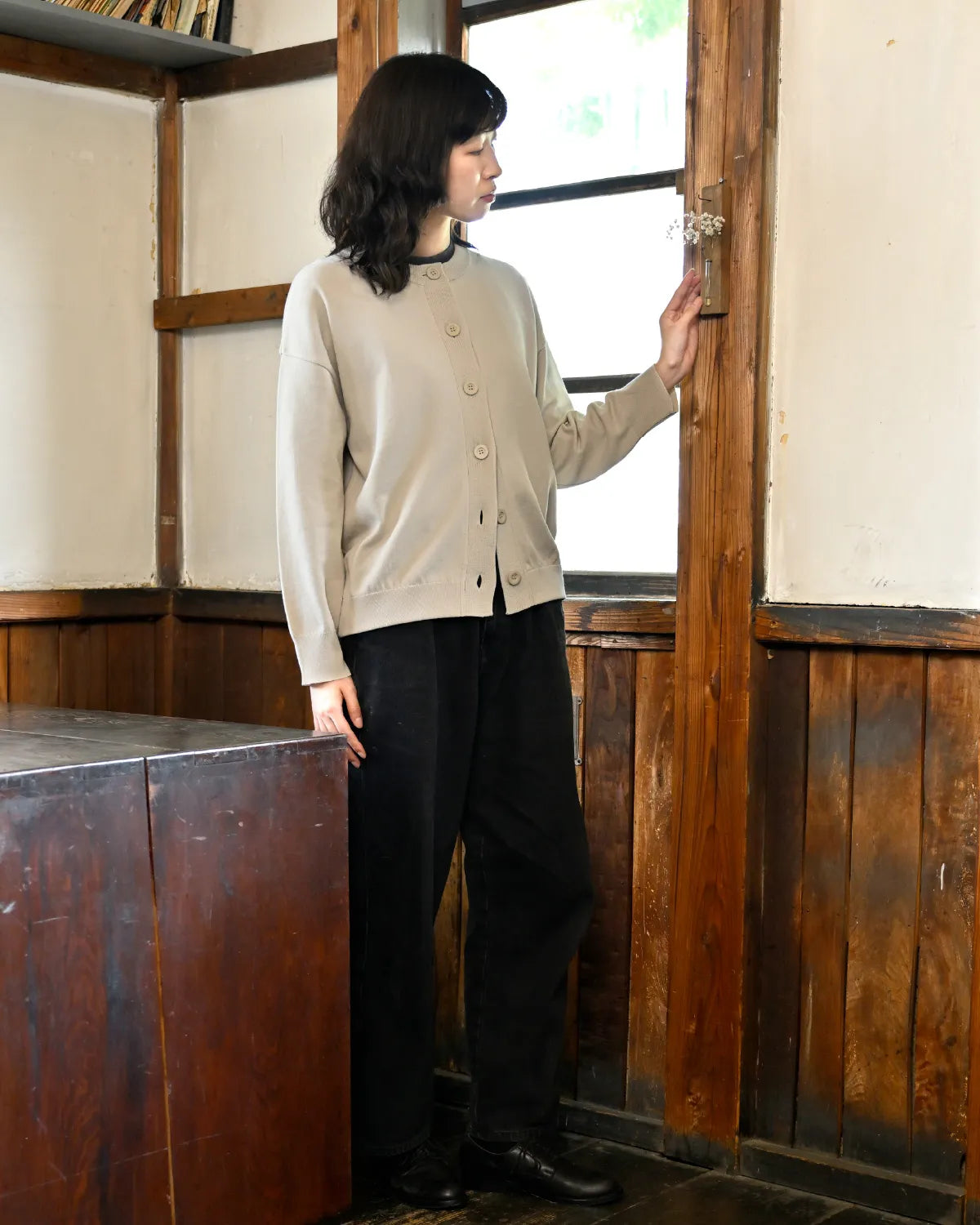 モデル身長:165cm#カラー_01 エクリュ