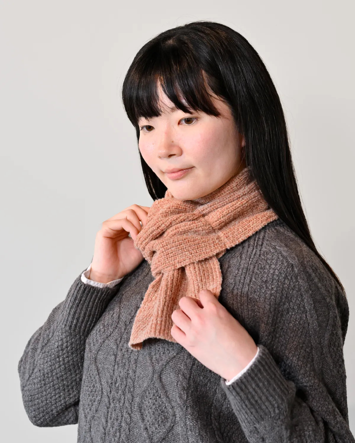モデル身長:162cm#カラー_14 サーモンピンク