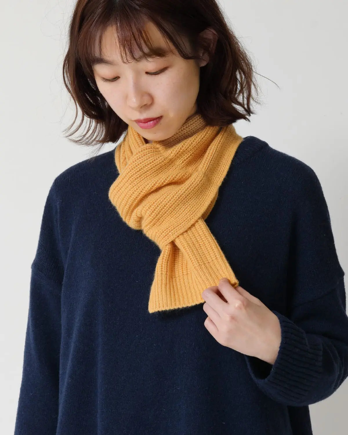 モデル身長:165cm#カラー_05 サフランイエロー