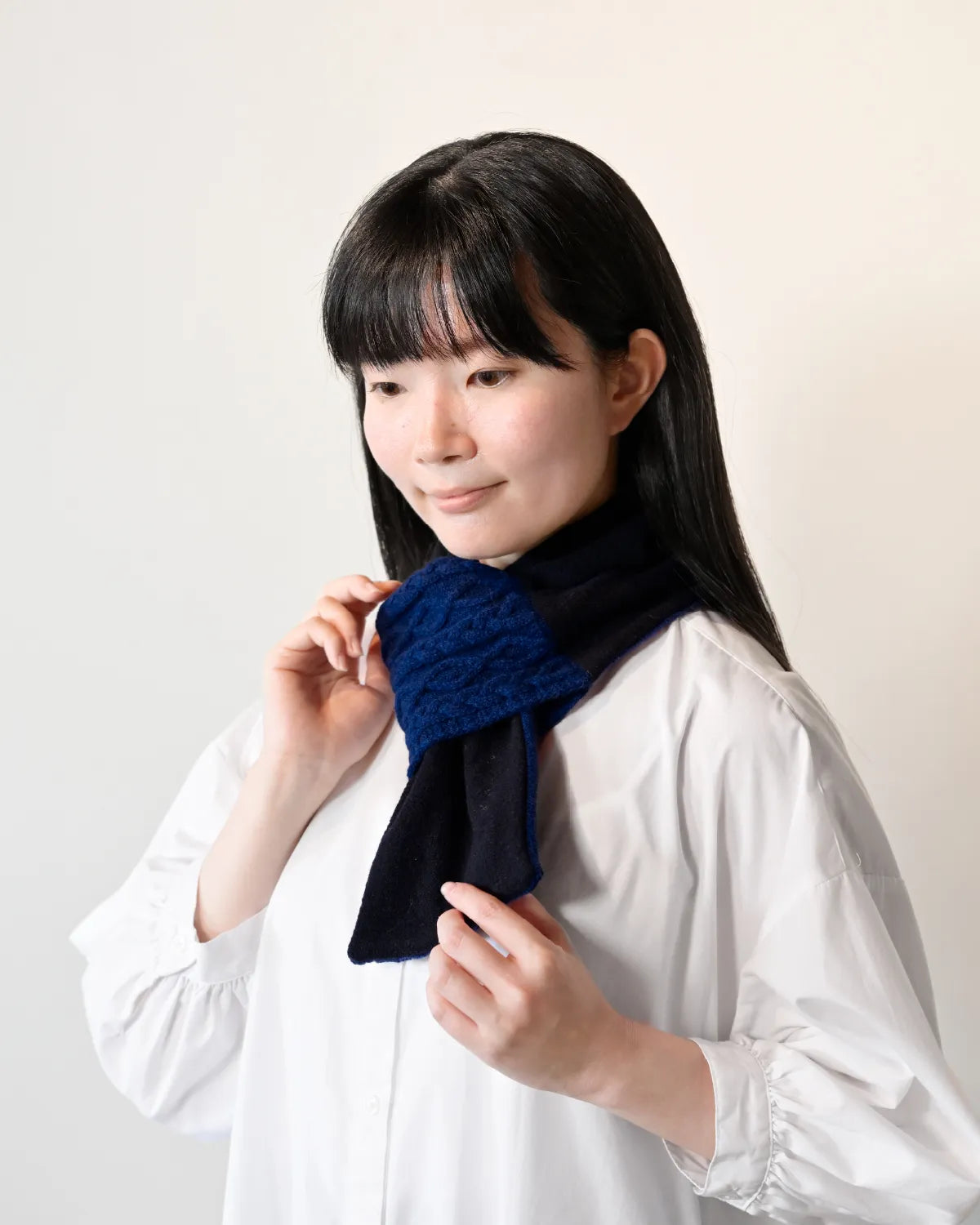 モデル身長:162cm#カラー_04 ネイビー×ブラック