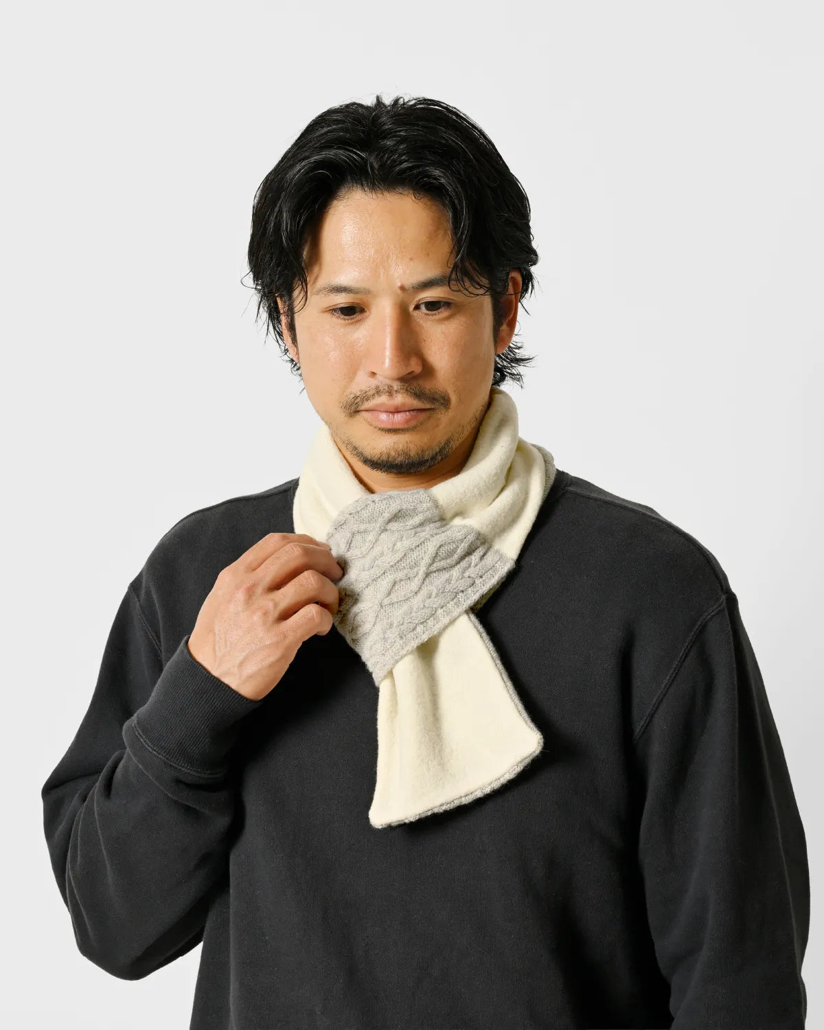 モデル身長:172cm#カラー_02 ペールグレー×ホワイト