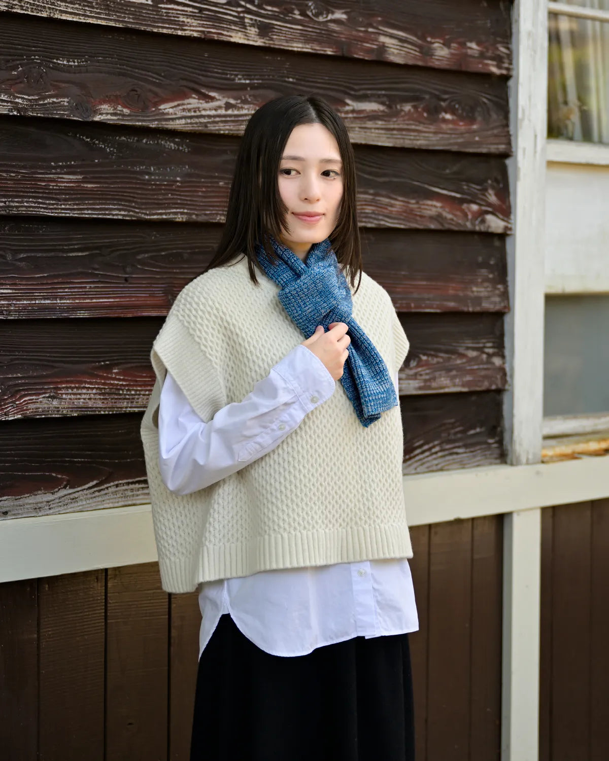 モデル身長:163cm#カラー_04 スモークブルー