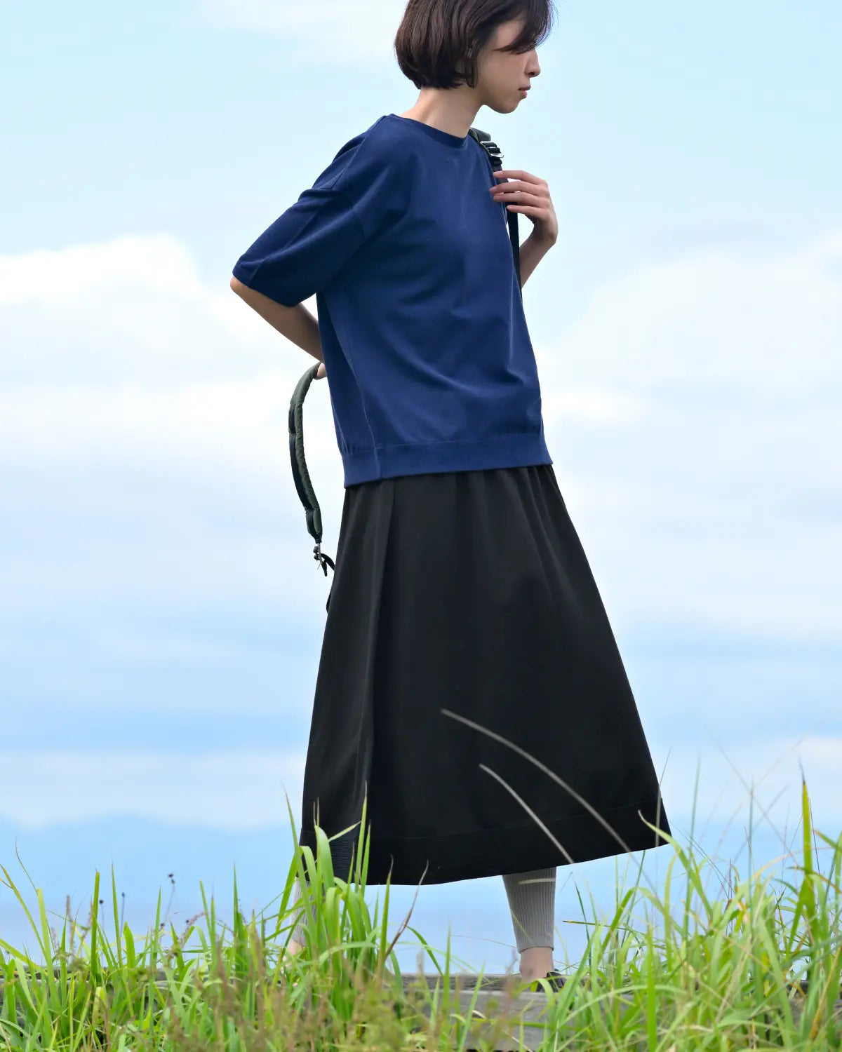 モデル身長:165cm#カラー_02 ブラック