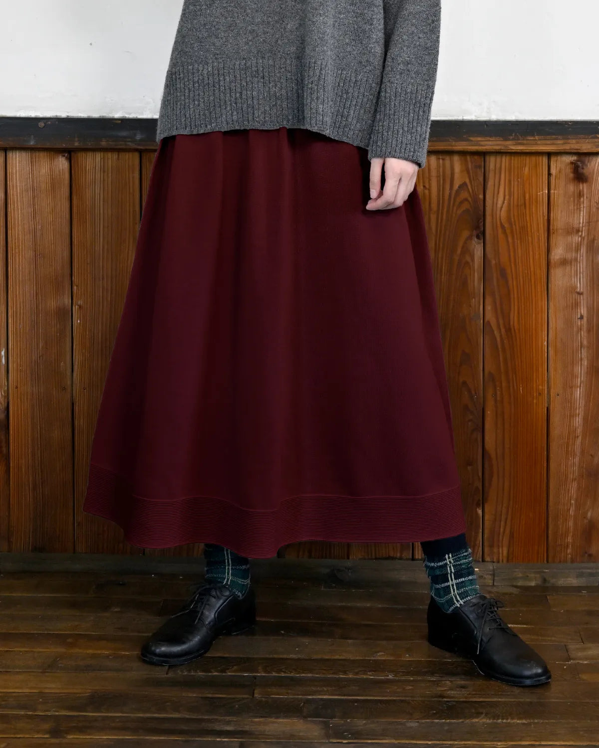 モデル身長:163cm#カラー_54 ボルドー