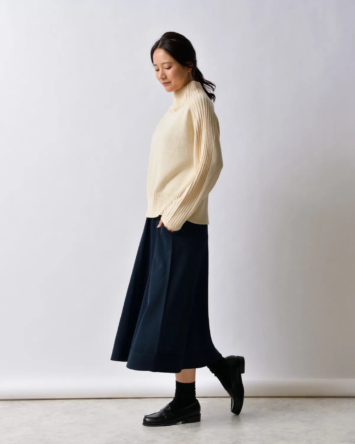 モデル身長:167cm#カラー_01 ダークネイビー