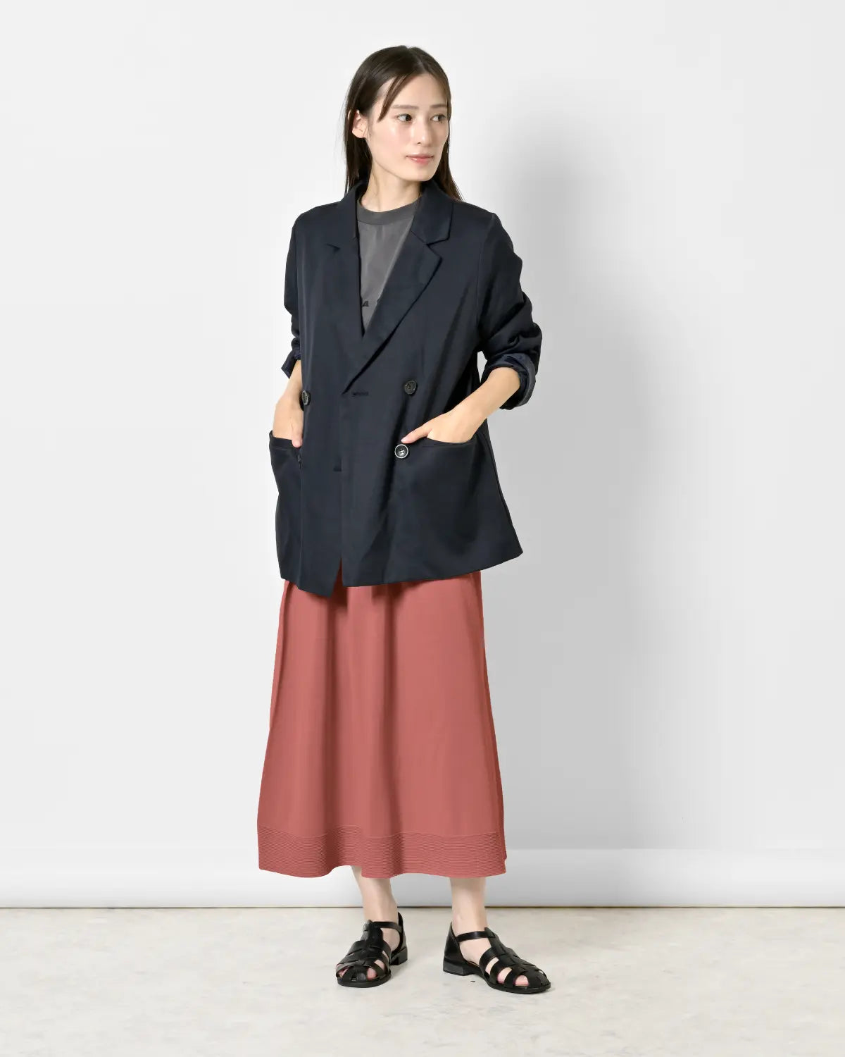 モデル身長:163cm#カラー_53 アンティークピンク