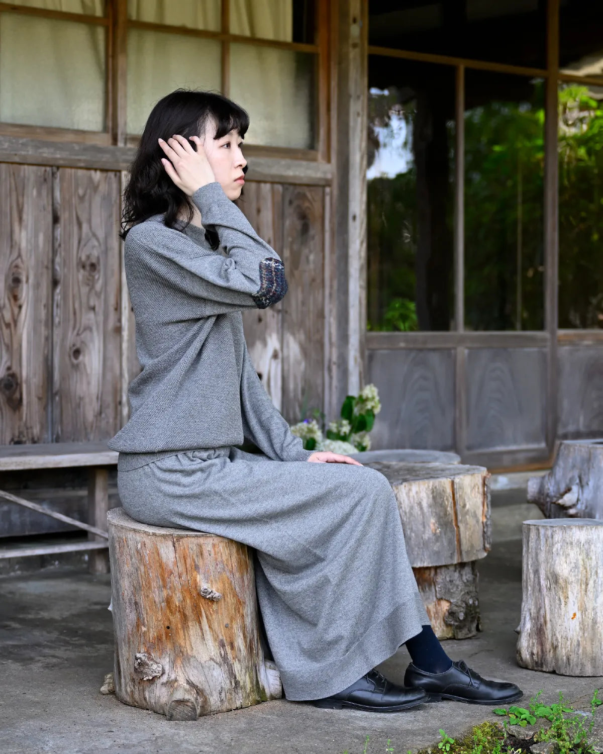 モデル身長:165cm#カラー_01 グレー
