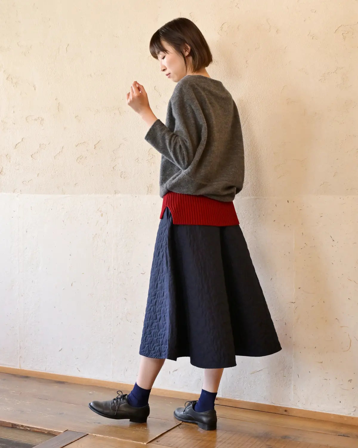 Mサイズ モデル身長:165cm#カラー_17 レッド