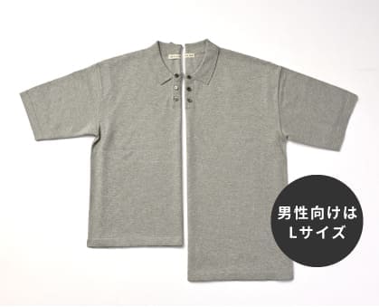 ポロ衿プルオーバー