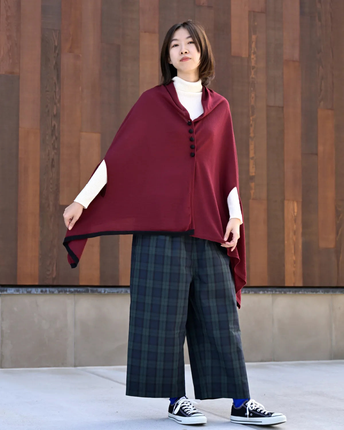 モデル身長：165cm#カラー_06 ボルドー