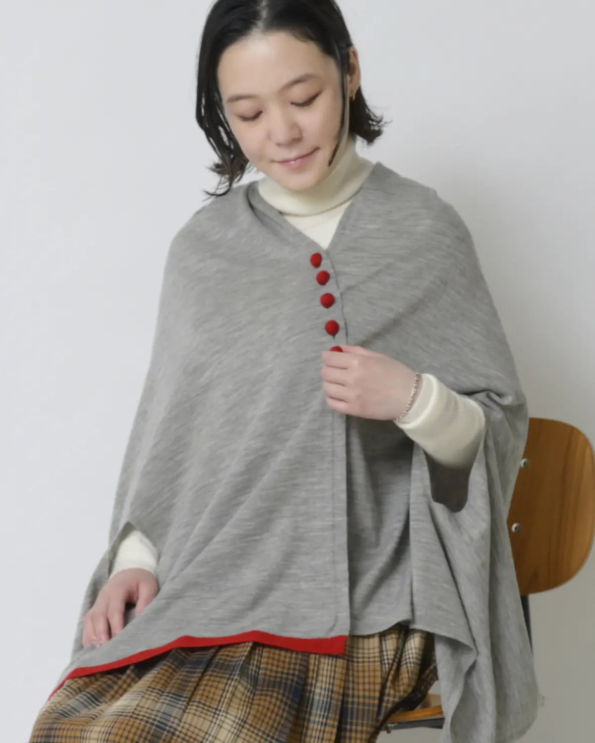 モデル身長：155cm#カラー_10 ライトグレー