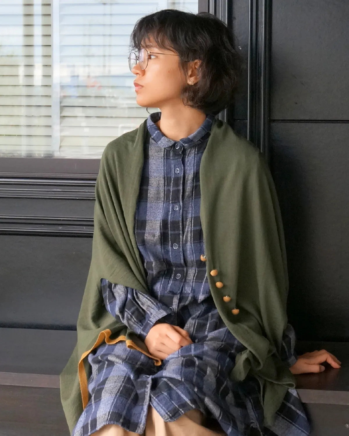 モデル身長：158cm#カラー_08 オリーブ
