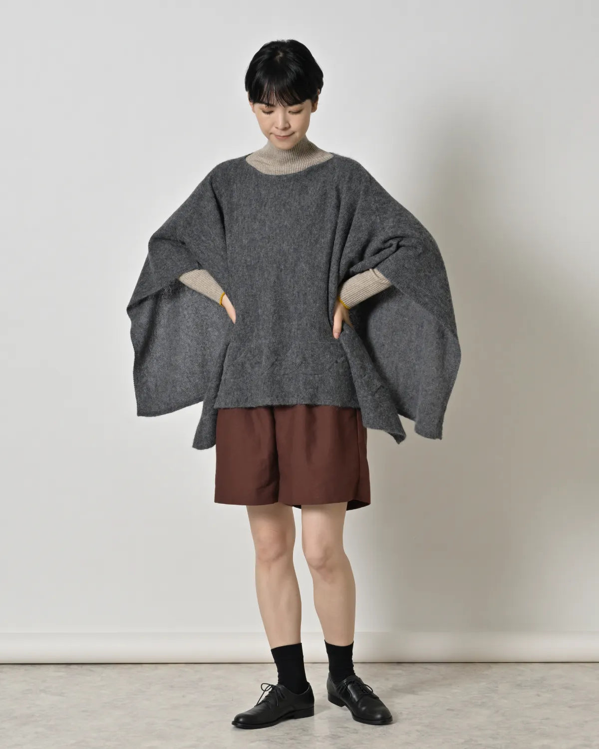 モデル身長：169cm#カラー_05 チャコール