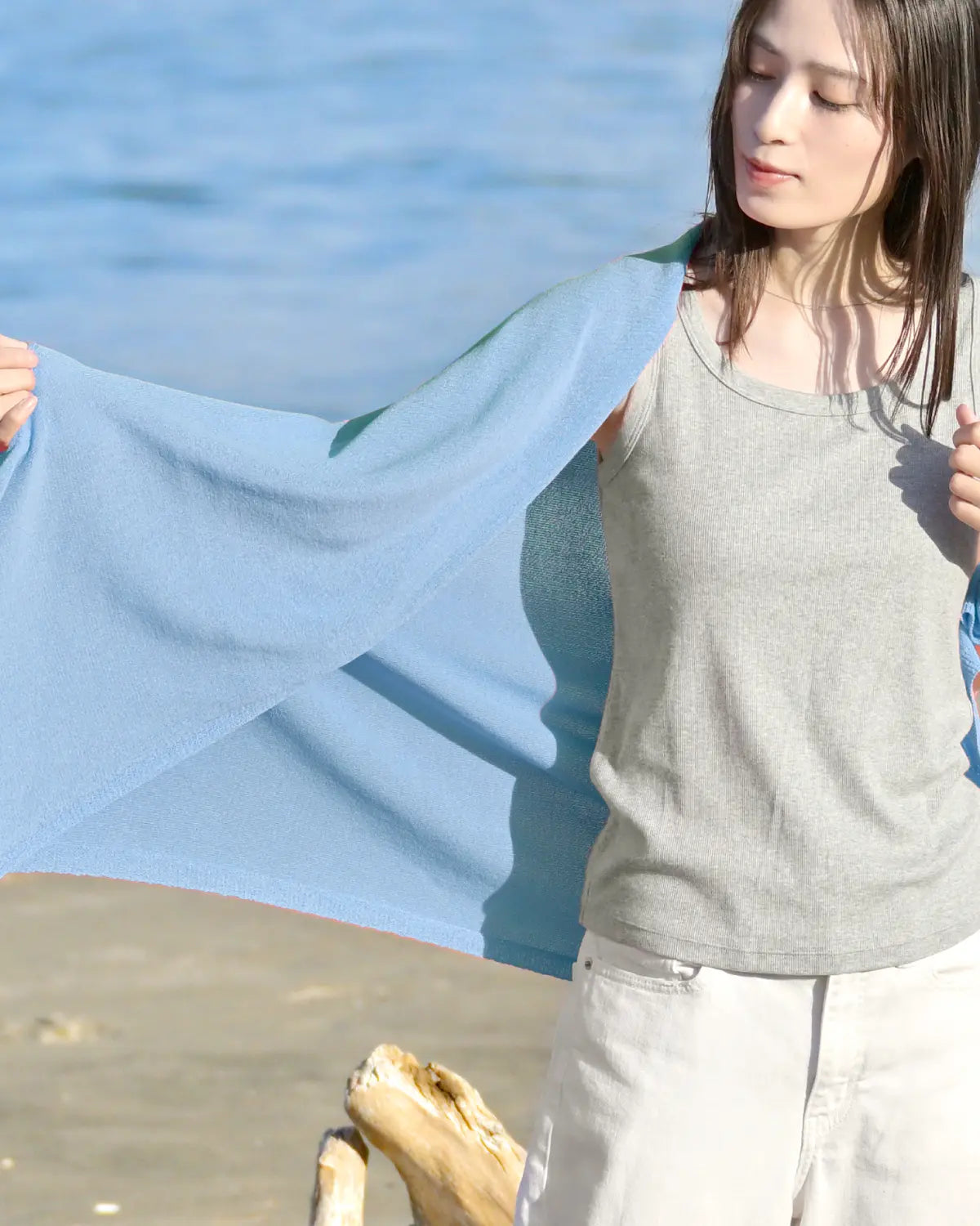 モデル身長：163cm#カラー_21 サックス