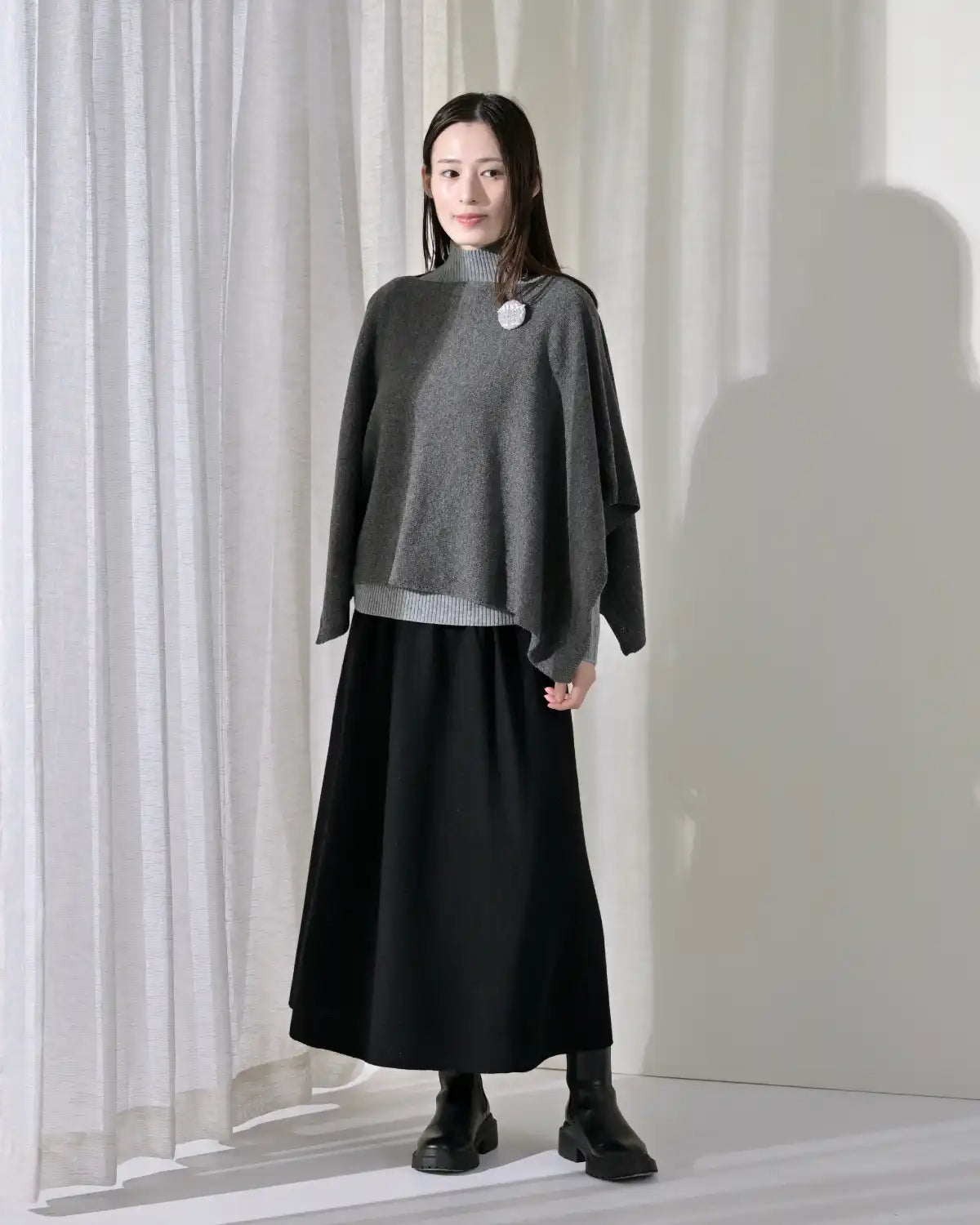 モデル身長：163cm#カラー_10 ダークグレー